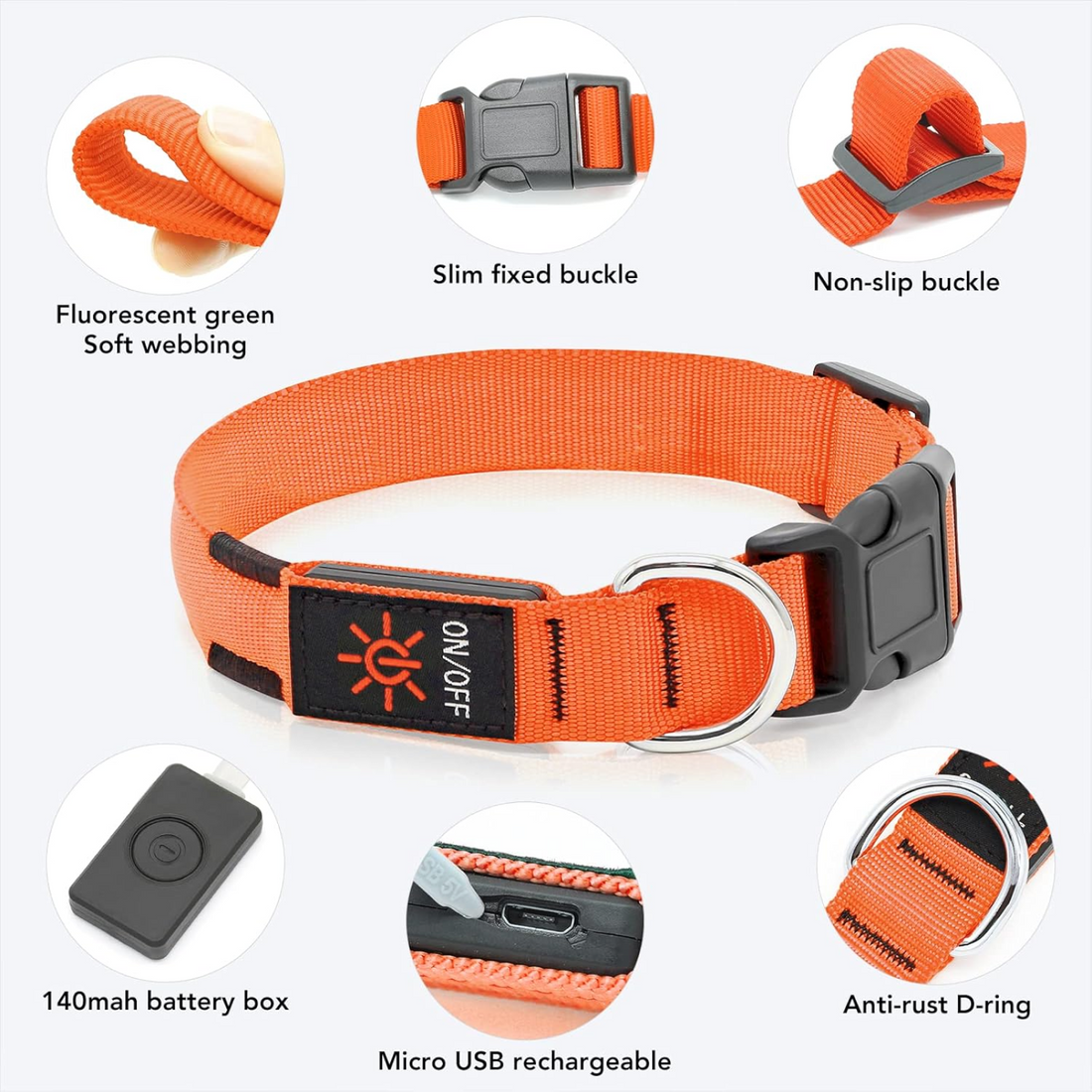 BellvoLux LED Dog Collar