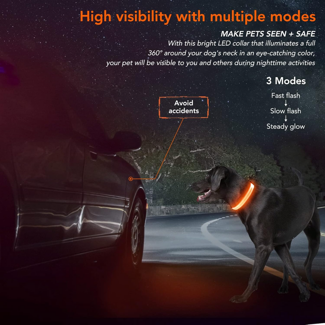 BellvoLux LED Dog Collar